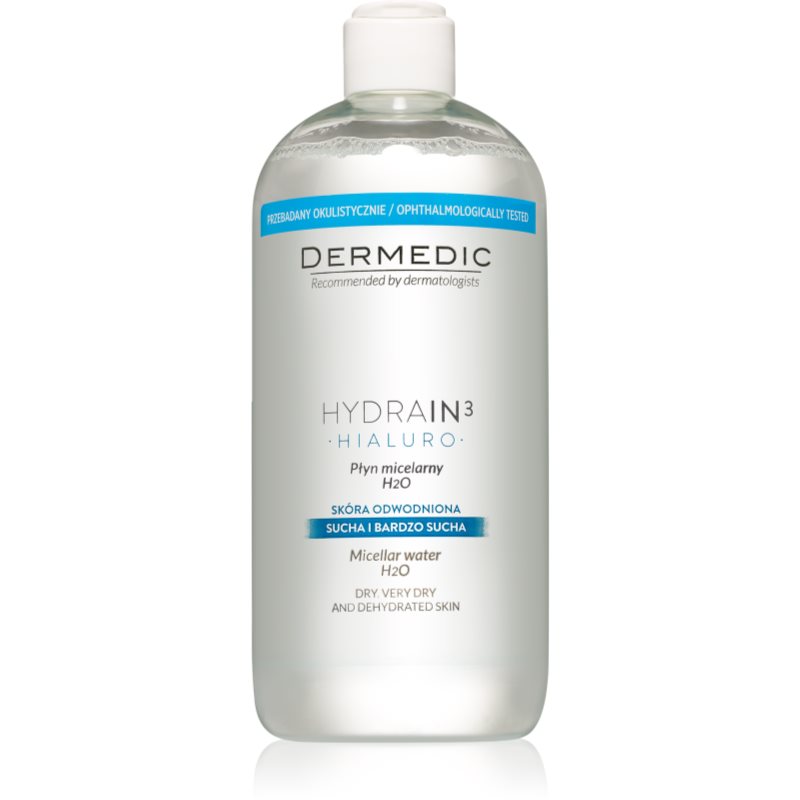 Dermedic Hydrain3 Hialuro micellás víz 500 ml-Eredeti