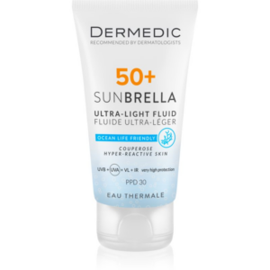 Dermedic Sunbrella napozó emulzió SPF 50+ az érzékeny arcbőrre 40 ml-Ár