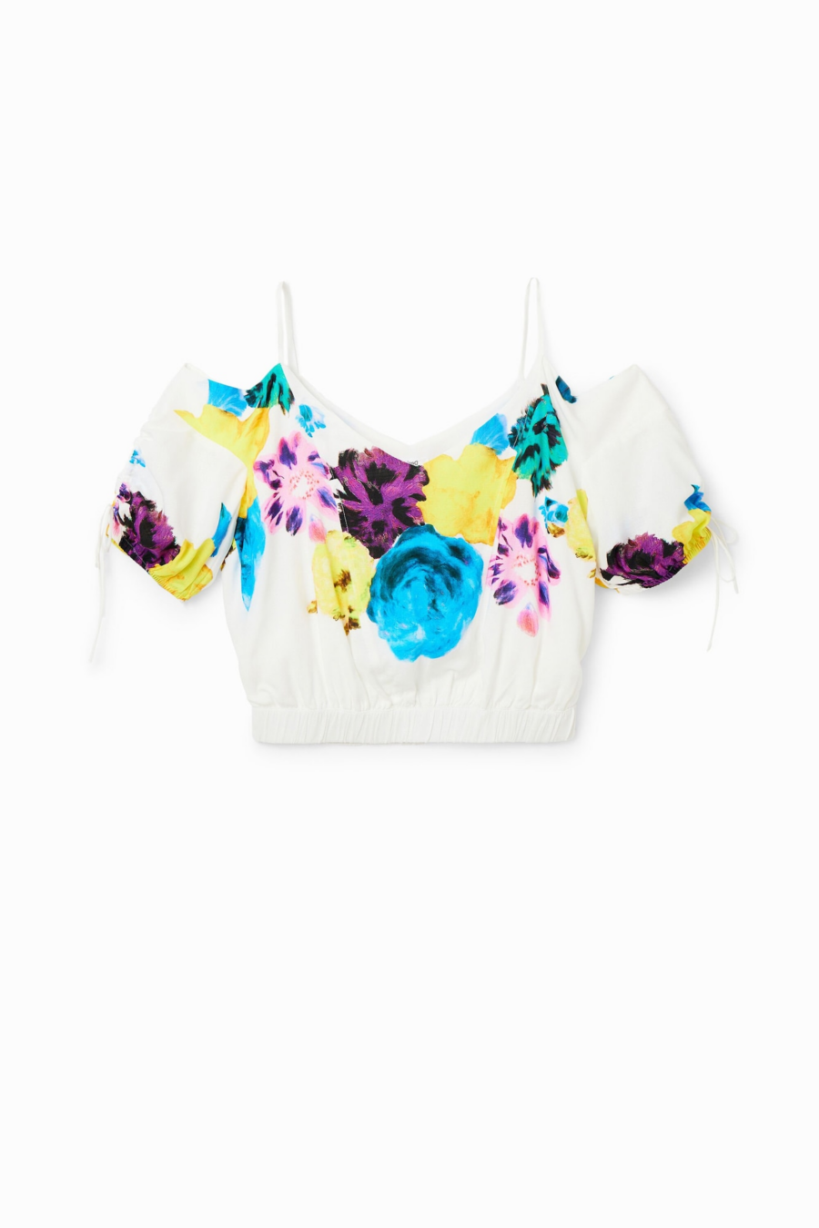 Desigual Blúz  azúr / sárga / lila / fehér-Hungary