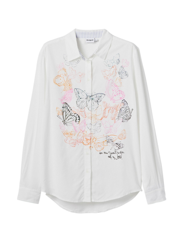 Desigual Blúz  narancs / rózsaszín / fekete / fehér-Ár