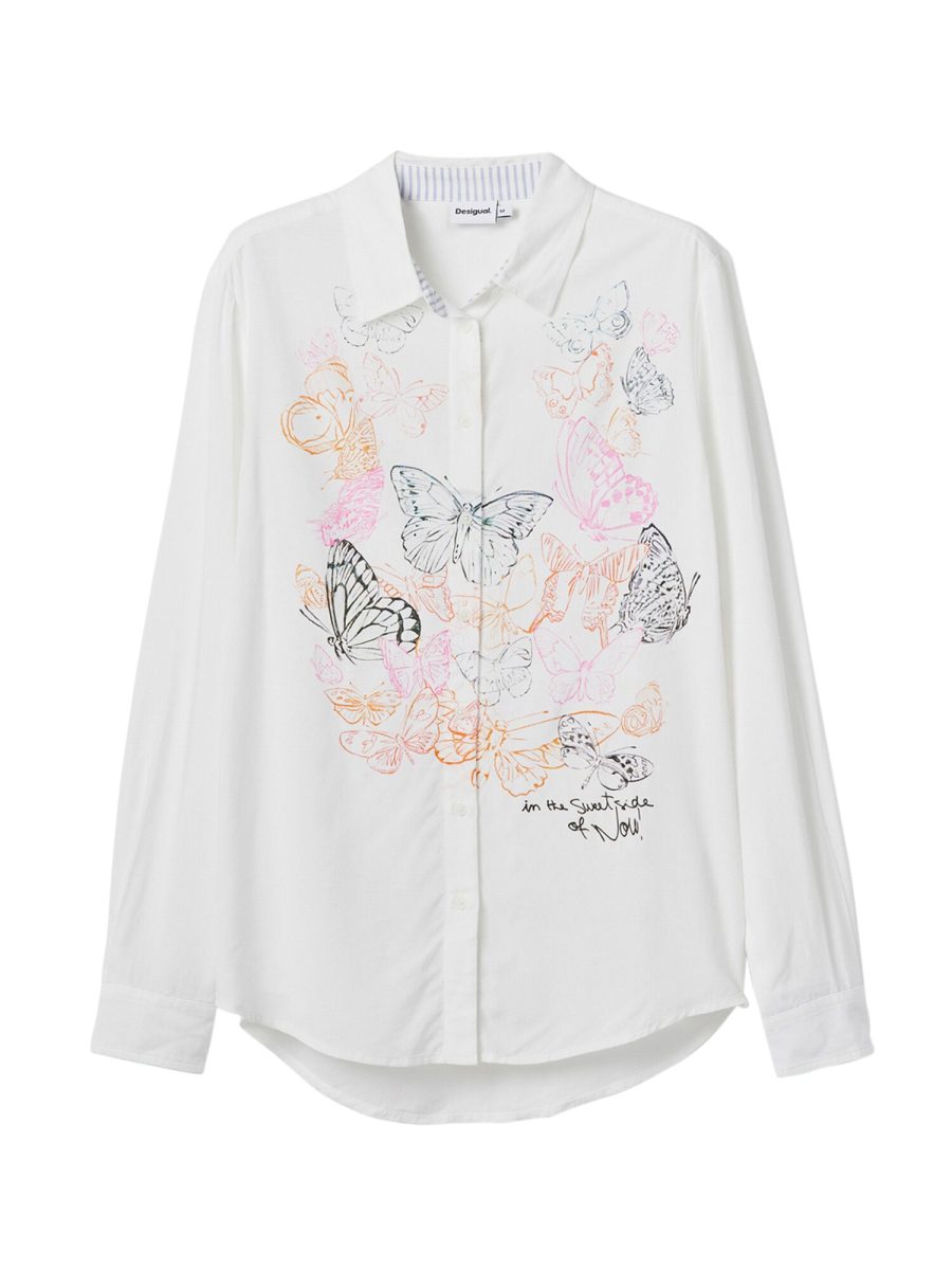 Desigual Blúz  narancs / rózsaszín / fekete / fehér-Ár