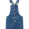 Desigual Kantáros nadrágok  kék farmer / fekete / fehér-Hungary