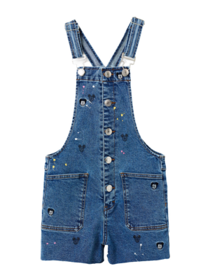 Desigual Kantáros nadrágok  kék farmer / fekete / fehér-Hungary