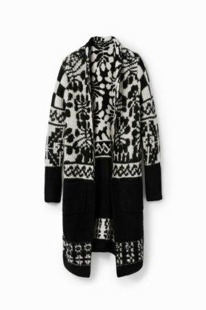 Desigual Kardigán 'M. Christian Lacroix'  fekete / fehér-Ár