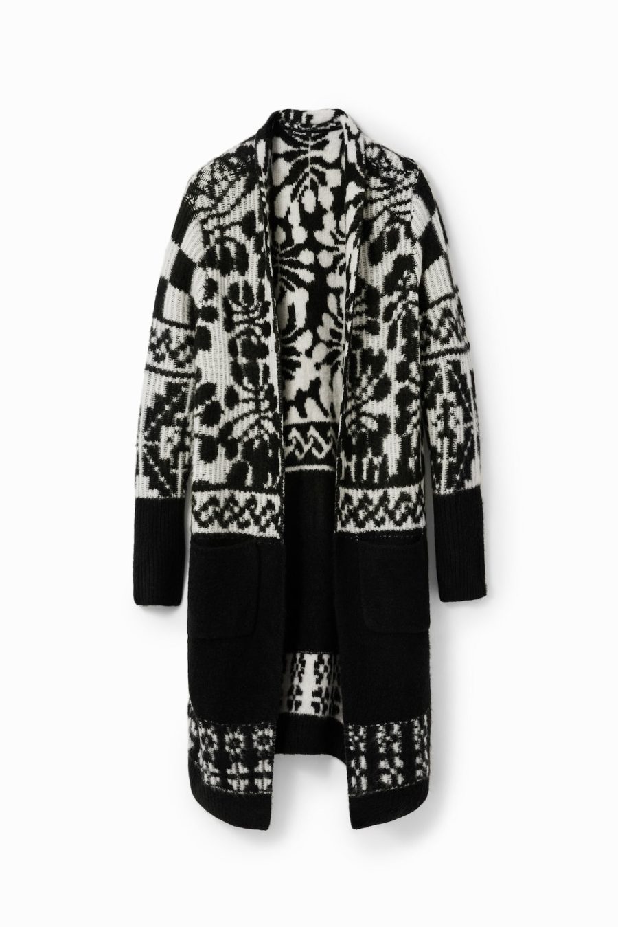 Desigual Kardigán 'M. Christian Lacroix'  fekete / fehér-Ár