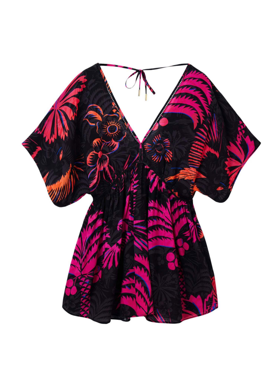 Desigual Strandruhák 'Samui'  mandarin / korál / magenta / fekete-Hungary