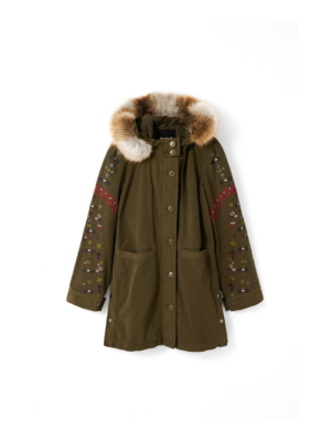 Desigual Téli parka  tengerészkék / mustár / khaki / tűzpiros-Ár
