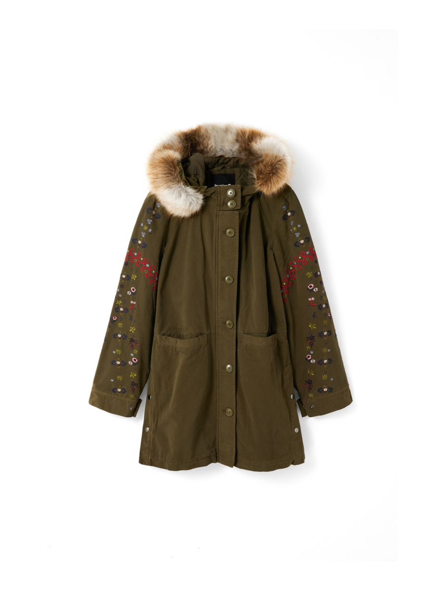 Desigual Téli parka  tengerészkék / mustár / khaki / tűzpiros-Ár