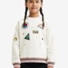 Desigual Verde Cream Sweatshirt for Girls - Girls