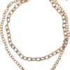 Diamond Zodiac Shooter Necklace - Golden Color