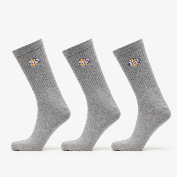 Dickies Valley Grove Sock 3-Pack Grey Melange 35-38-alacsony-ár