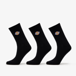 Dickies Valley Grove Socks 3-Pack Black 35-38-alacsony-ár