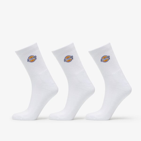 Dickies Valley Grove Socks 3-Pack White 35-38-alacsony-ár