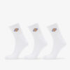 Dickies Valley Grove Socks 3-Pack White 39-42-alacsony-ár