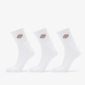 Dickies Valley Grove Socks 3-Pack White 39-42-alacsony-ár