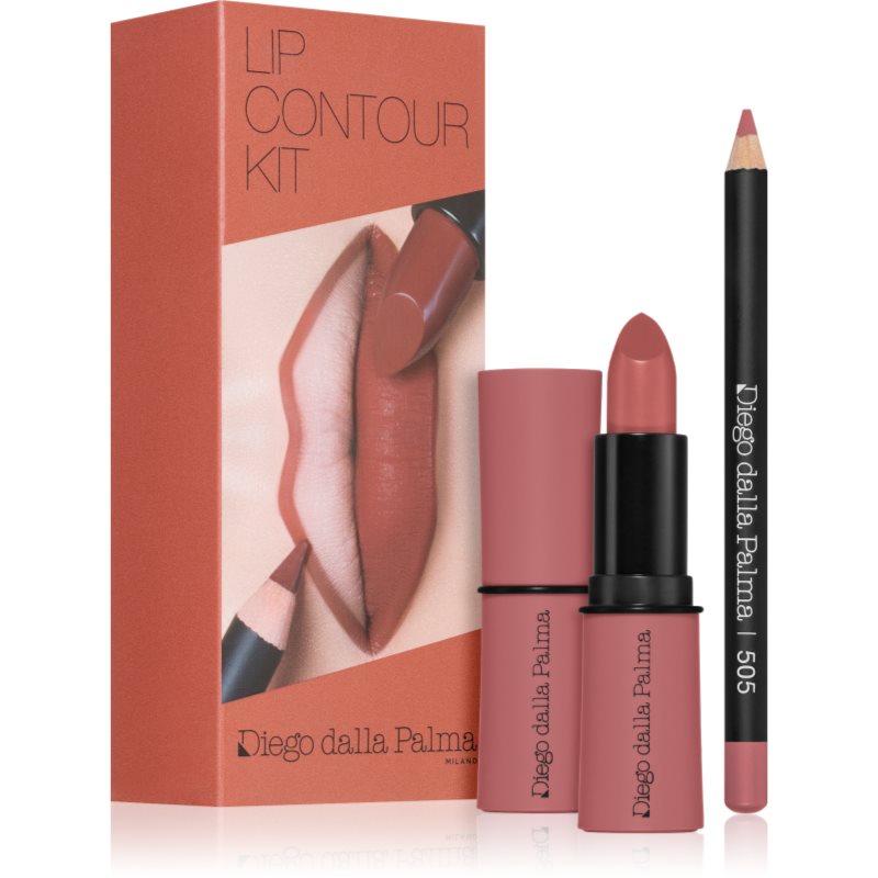 Diego dalla Palma Lip Contour Kit ajakápoló készlet árnyalat 505 CORAL PINK 5