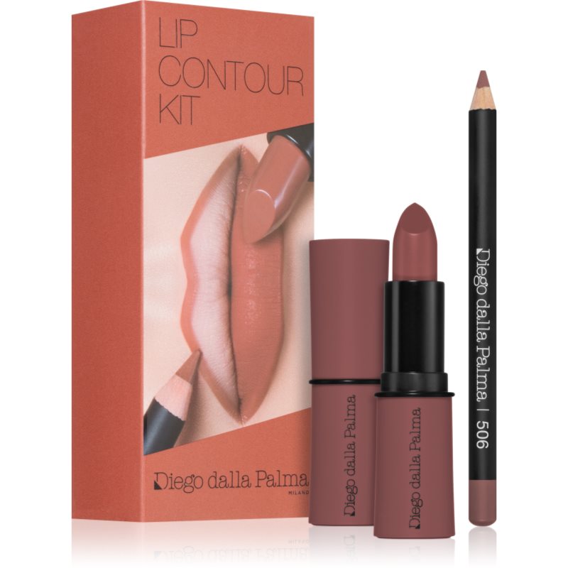 Diego dalla Palma Lip Contour Kit ajakápoló készlet árnyalat 506 MAUVE 5