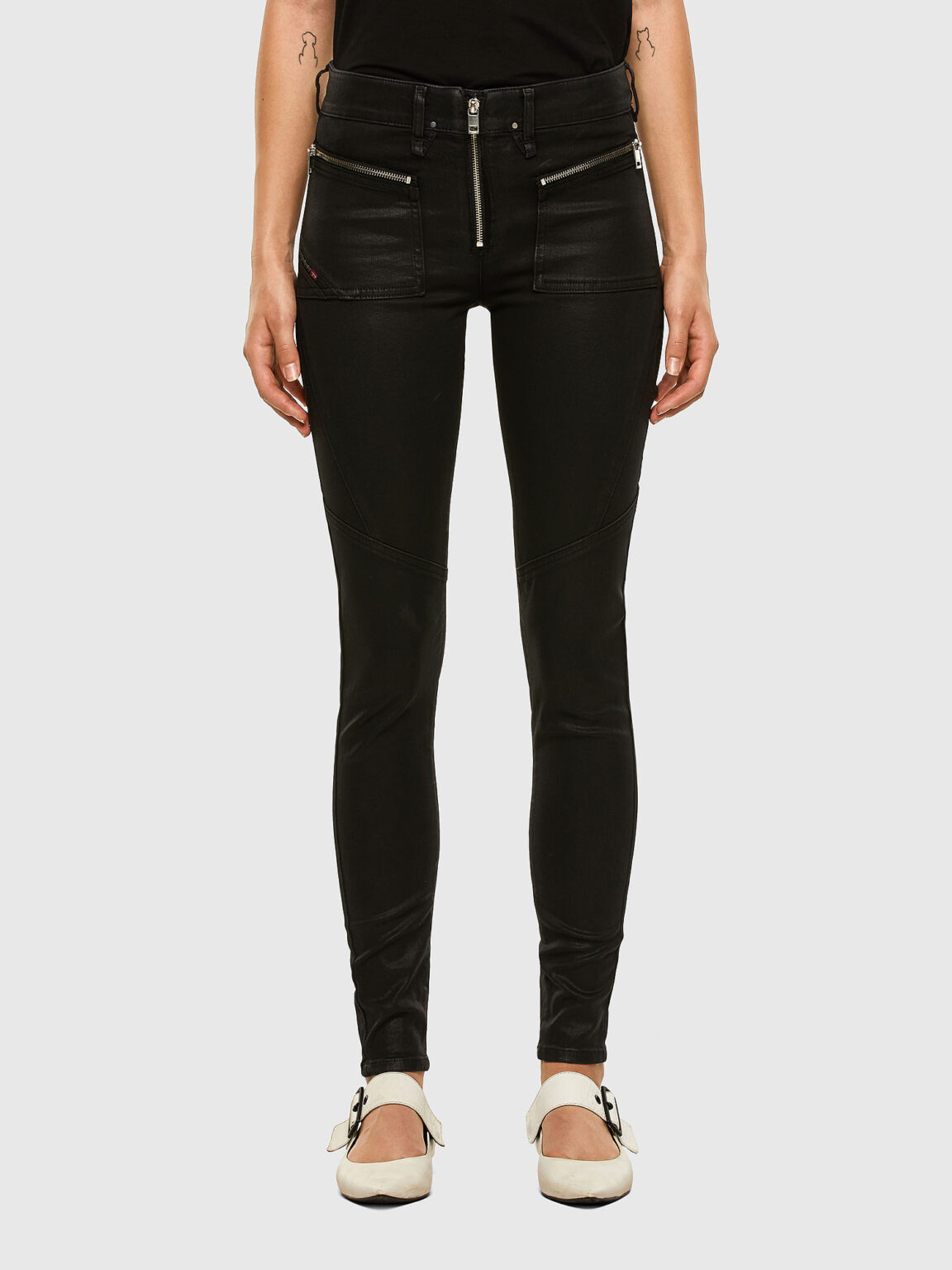Diesel Jeans - SLANDYBKX L.34 TROUSERS black