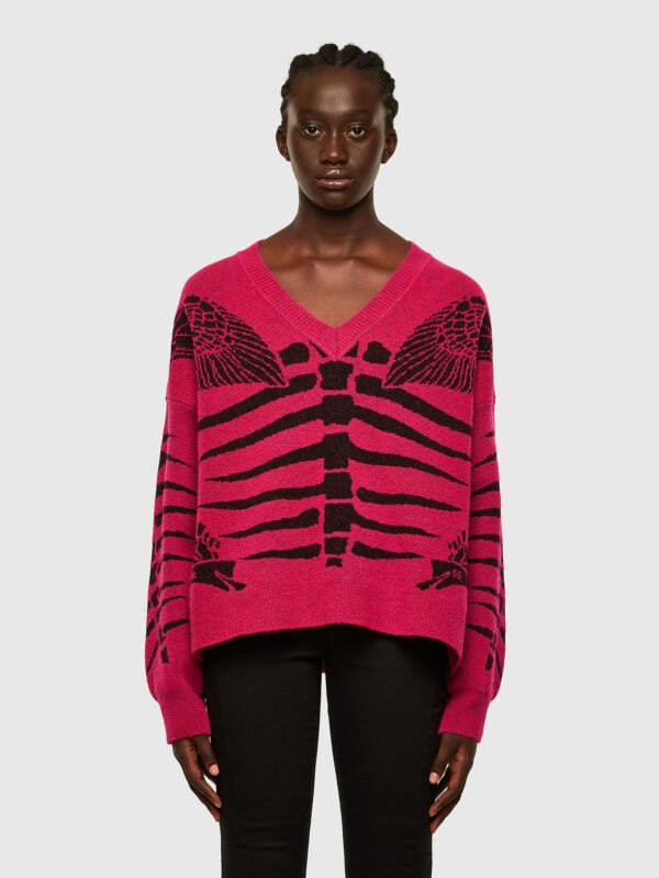 Diesel Sweater - MCRYSTAL KNITWEAR pink