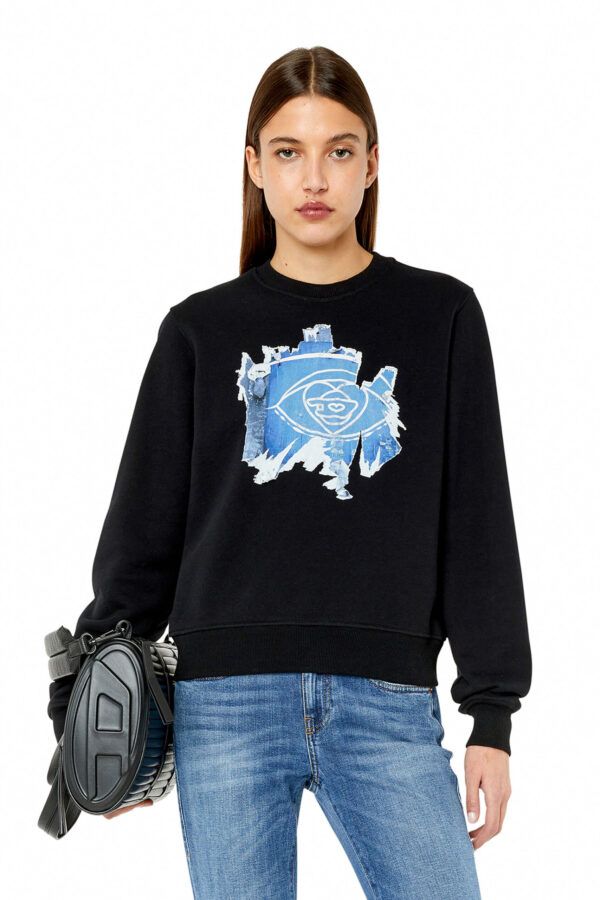 Diesel Sweatshirt - F-REGGOFF SWEAT-SHIRT black Diesel Sweatshirt - F-REGGOFF SWEAT-SHIRT black