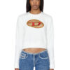 Diesel Sweatshirt - F-SLIMMY-E3 SWEAT-SHIRT white