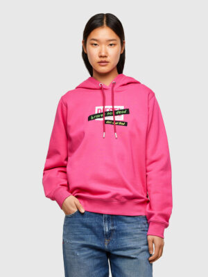 Diesel Sweatshirt - FANGHOODR20 SWEATSHIRT pink