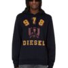 Diesel Sweatshirt - S-GINN-HOOD-E5 SWEAT-SHIRT black