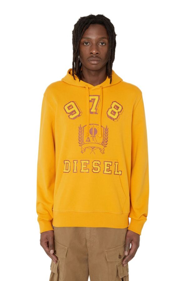 Diesel Sweatshirt - S-GINN-HOOD-E5 SWEAT-SHIRT orange