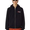 Diesel Sweatshirt - S-GINN-HOOD-ZIP-DIV SWEAT black