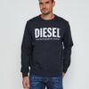 Diesel Sweatshirt - S-GIRK-ECOLOGO SWEAT-SHIR black