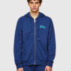 Diesel Sweatshirt - SGIRKHOODZIPLOGO SWEATSHIRT blue