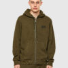 Diesel Sweatshirt - SGIRKHOODZIPLOGO SWEATSHIRT green