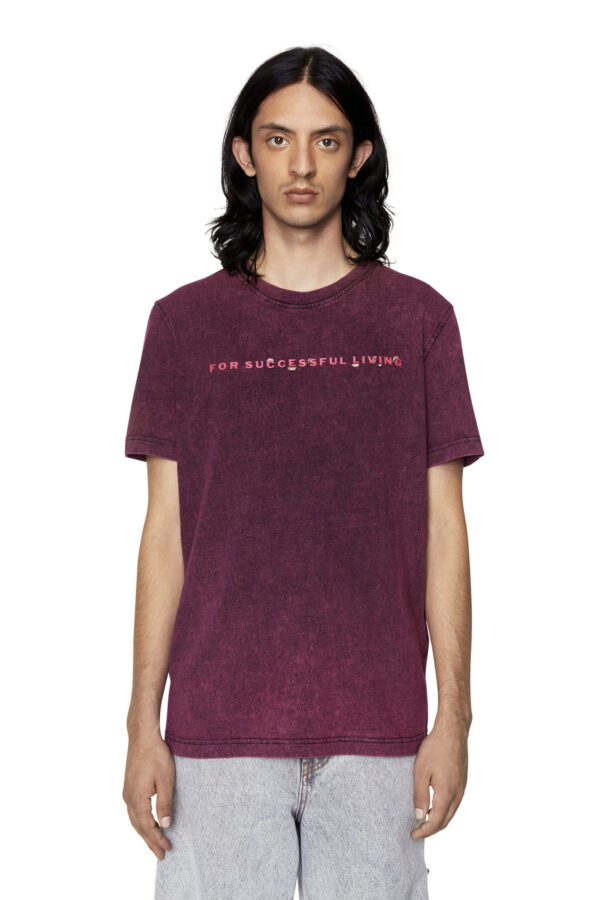 Diesel T-shirt - T-DIEGOR-E5 T-SHIRT purple