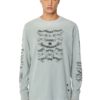 Diesel T-shirt - T-JUST-LS-E3 T-SHIRT grey