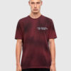 Diesel T-shirt - T JUSTN47 burgundy with a tie-dye pattern