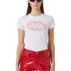 Diesel T-shirt - T-SLI-BIGOVAL T-SHIRT white