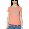 Diesel T-shirt - T-SLI-E2 T-SHIRT orange