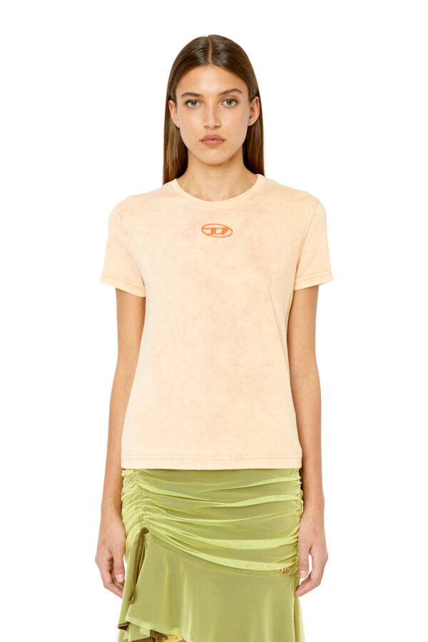 Diesel T-shirt - T-SLI-G3 T-SHIRT pink Diesel T-shirt - T-SLI-G3 T-SHIRT pink