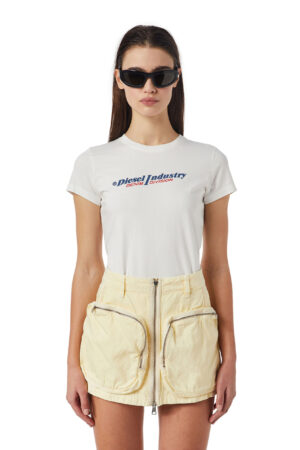 Diesel T-shirt - T-SLI-IND T-SHIRT white Diesel T-shirt - T-SLI-IND T-SHIRT white