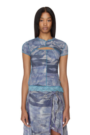 Diesel T-shirt - T-TINE TANK TOP blue Diesel T-shirt - T-TINE TANK TOP blue