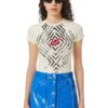 Diesel T-shirt - T-UNCUTIE T-SHIRT beige