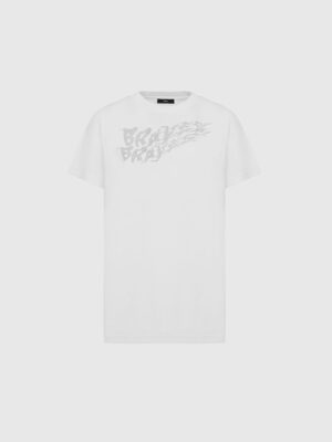 Diesel T-shirt - TDARIAE5 TSHIRT white Diesel T-shirt - TDARIAE5 TSHIRT white