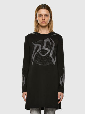Diesel T-shirt - TROSSINA TSHIRT black Diesel T-shirt - TROSSINA TSHIRT black