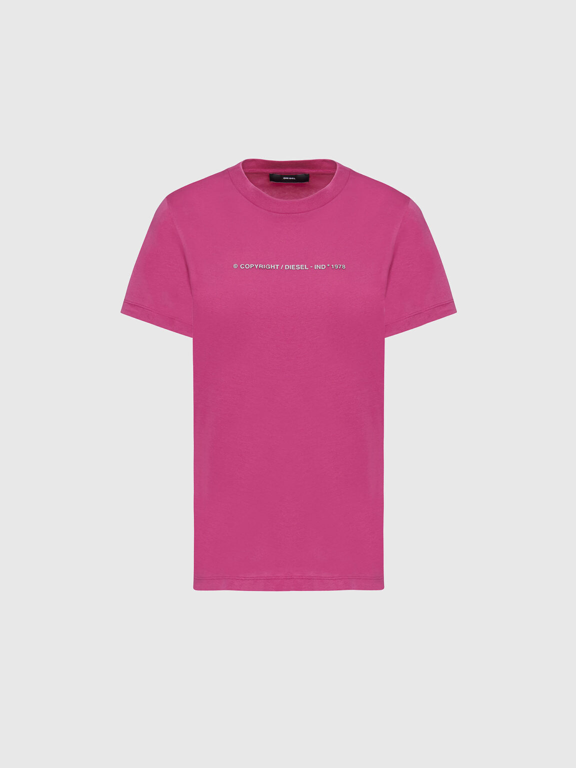Diesel T-shirt - TSILYCOPY TSHIRT dark pink