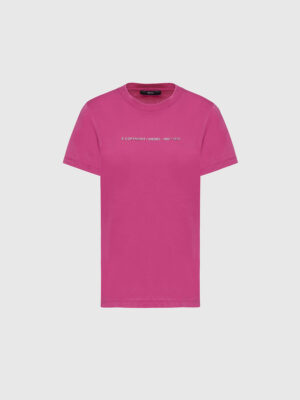 Diesel T-shirt - TSILYCOPY TSHIRT dark pink