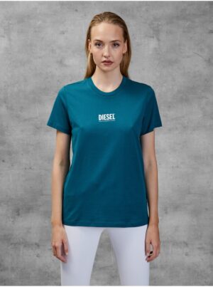 Diesel T-shirt - TSILYECOSMALLOGO TSHIRT green Diesel T-shirt - TSILYECOSMALLOGO TSHIRT green