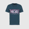 Diesel T-shirt - TSILYWX TSHIRT blue-green