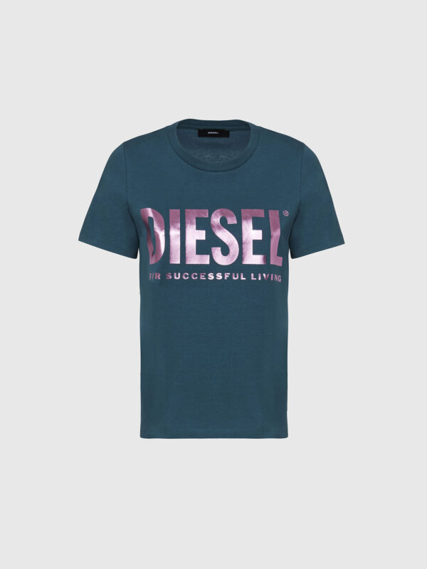 Diesel T-shirt - TSILYWX TSHIRT blue-green
