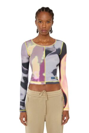 Diesel Top - T-BALLET-CUT TANK TOP blue Diesel Top - T-BALLET-CUT TANK TOP blue