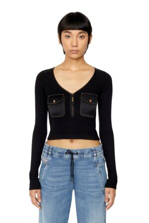 Diesel Top - T-BORDIE TANK TOP black Diesel Top - T-BORDIE TANK TOP black